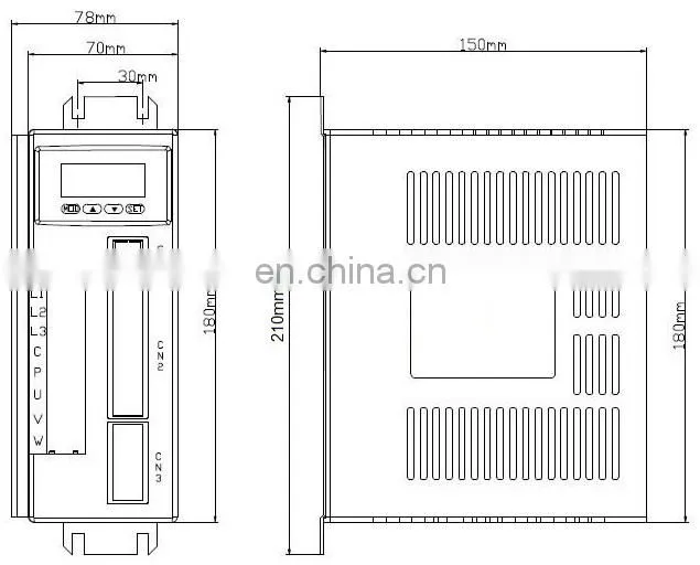 HONGJUN 10KW 180ST Encoder CNC machine Servo Motor