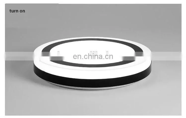 Creative Round Atmosphere LED Ceiling Light Modern Simple Living Room Lamps for Bedroom Study room