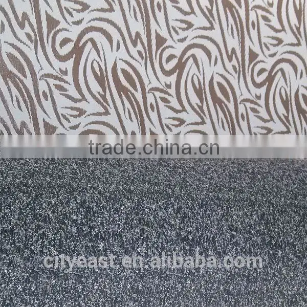 Bronzed Suede Fabric Bonded With Roma Fabric