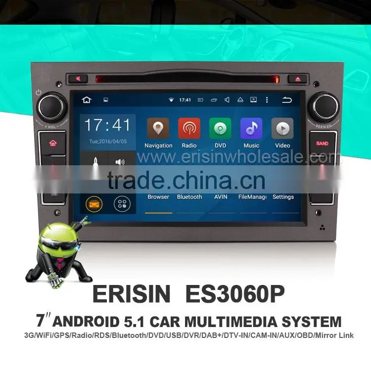 Erisin ES3060P 7 inch Touch Screen Car DVD Player for Antara Vectra C