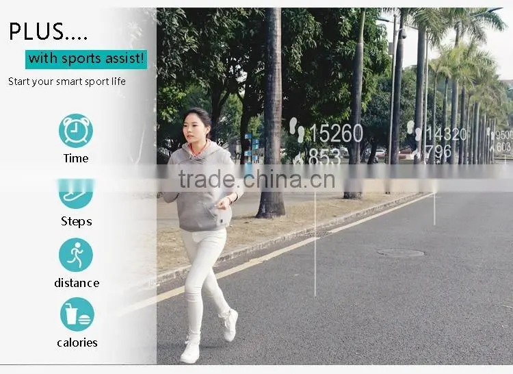 0.91 inch bigger display screen Remote camera Sleeping monitor date&time colorie bluetooth LC-I5 plus smart wristband