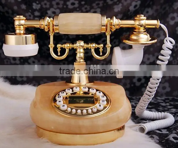 Antique style landline telephone set