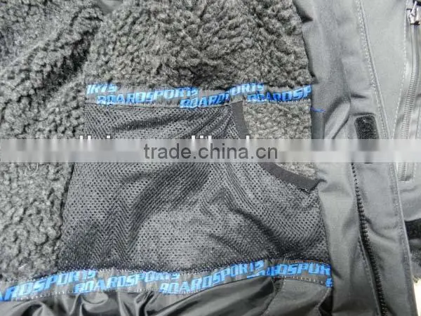 Garment factory supply polyester winter outdoor ski jacket