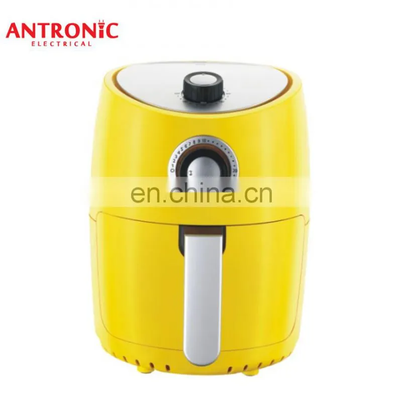 Round shape the newest best 1000W 2.2L no oil electric air fryer