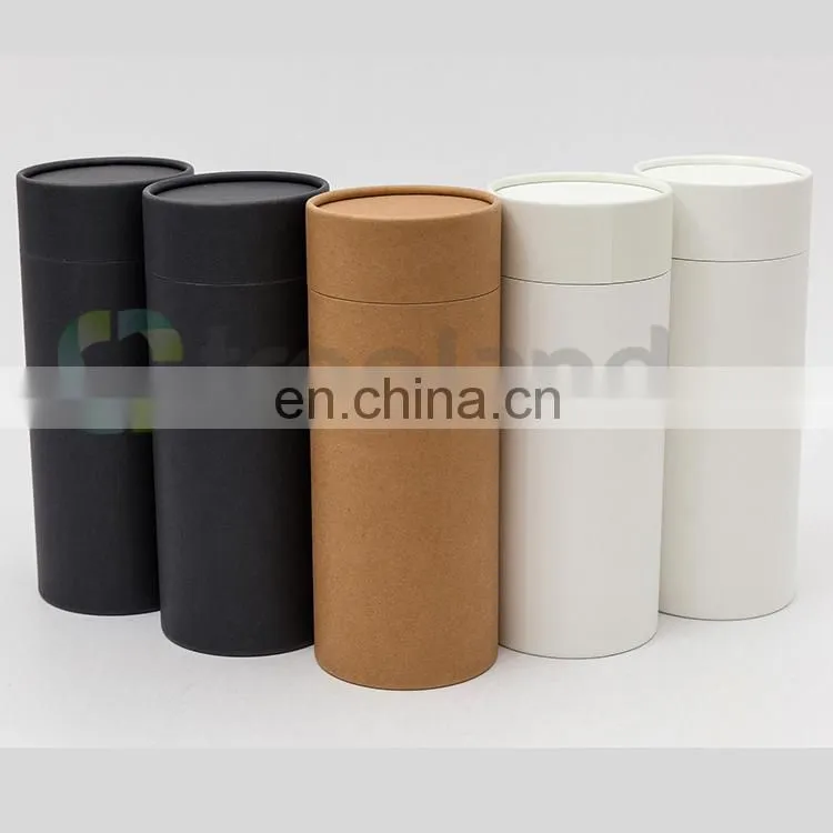 Biodegradable Recycled Kraft Paper Tube Packaging Coffee Cardboard Tube Packaging