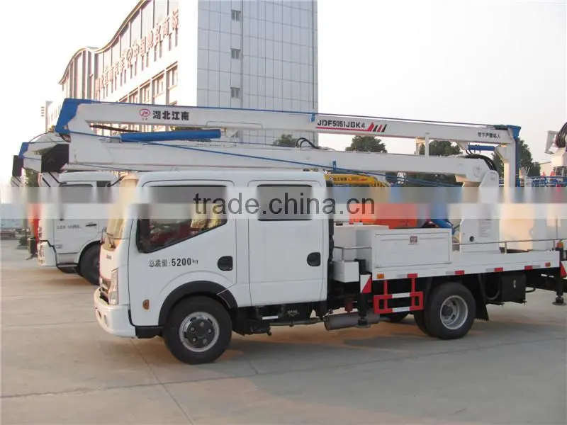 14m Dongfeng Captain N300 vehicle mounted aerial platform