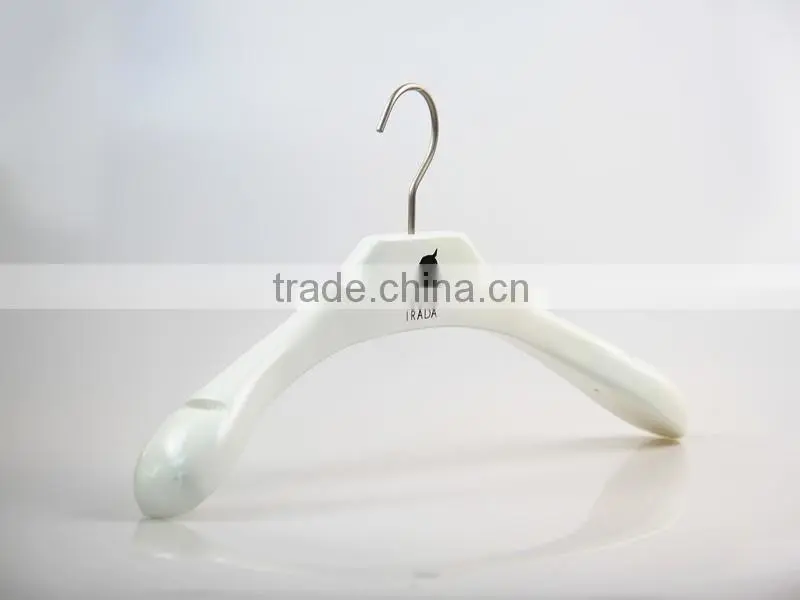 high end antislip wooden hanger and pants hanger with custom size and logo