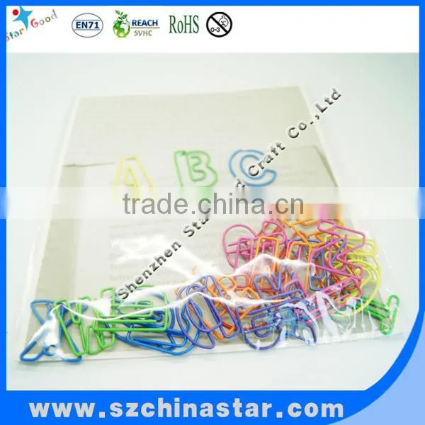 skillful manufacture beautiful package shape paper clip