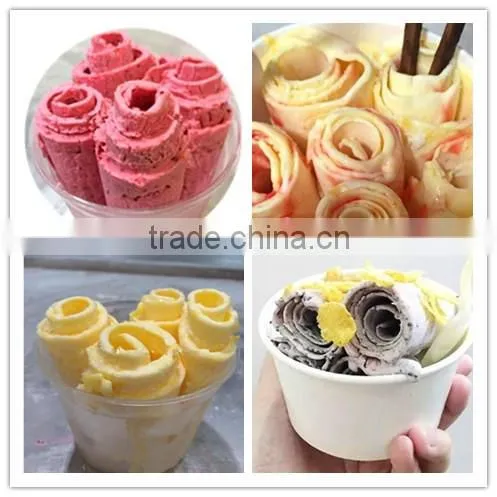 2016 Top Selling Double Pan Commercial Fried Ice Cream Machine Price