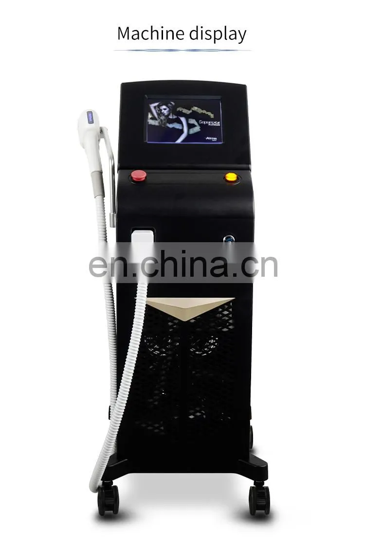 Factory price A-lma 755 808 1064 Diode Laser Hair Removal Beauty instrument Mixed 3 wavelength Suitable for all skin tones
