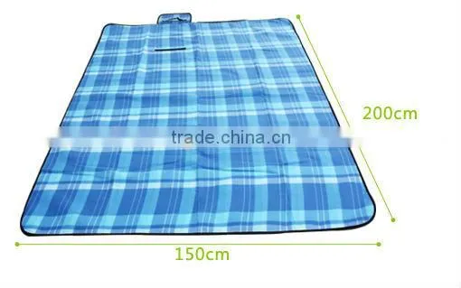 Sky Blue Waterproof Camping Mat for Outdoors and tent 200x150cm