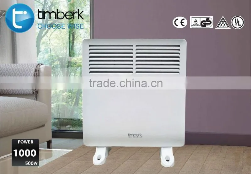 Electric wall heater with timer function
