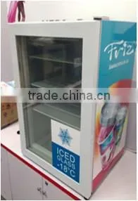 SD21 commercial supermarket mini ice cream display upright freezer