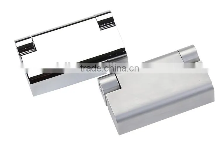 zinc alloy removable hinge with matt black and mirror plating.