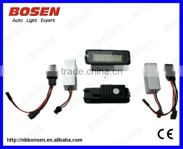 Golf 6 led number plate light for VW