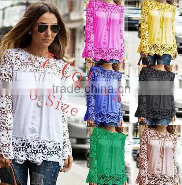 Instyles HOT SELL T SHIRT,AUTUMN LONG SLEEVE LADIES' BLOUSE, LOOSE WHOLESALE! best clothing Clothing