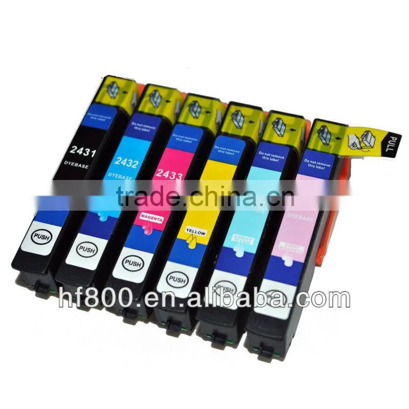 Refillable Ink Cartridge 2431/2432/2433/2434/2435/2436 for Epson XP-750/850