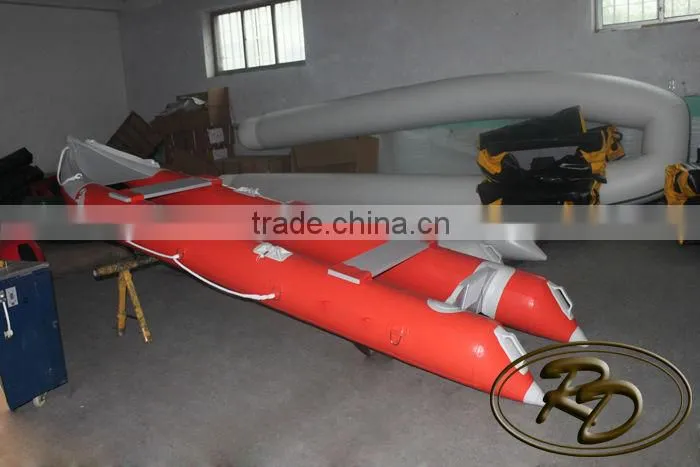 inflatable motor dinghy kayak with air mat floor