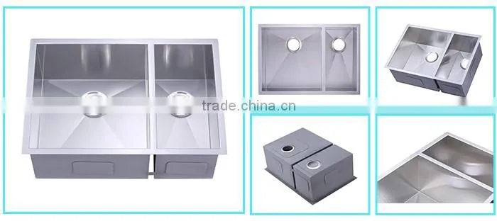 Tophome THRA2920BL kitchen sinks stainless steel