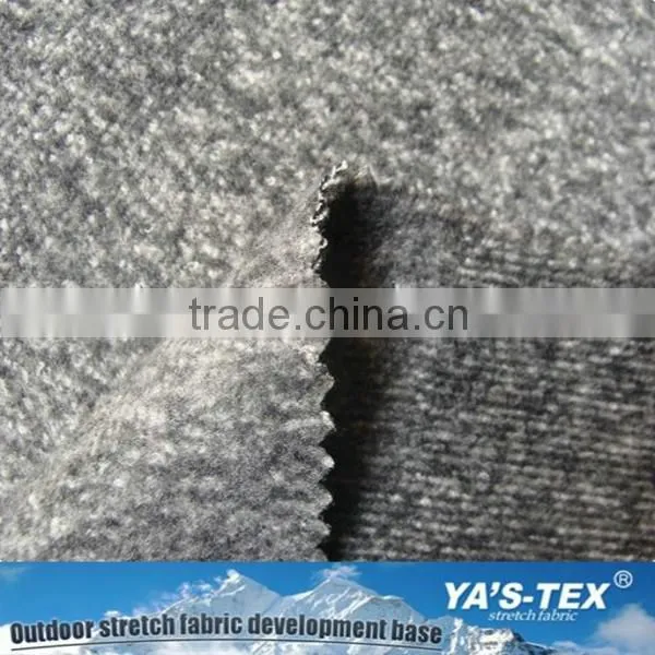 Two Sides Brushed Bamboo Fiber Polyester Fleece Fabric