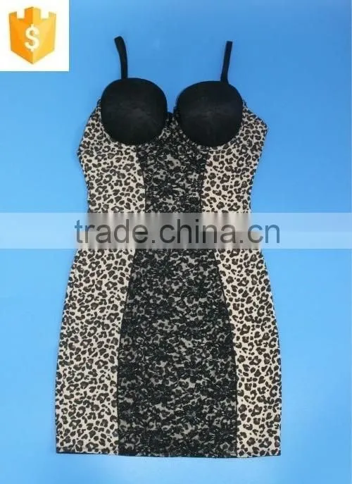 Women hot sell Shapewear, Fashion Leopard pattern lace corset