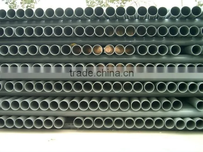 Manufacture Light Weight Smooth Surface Water PVC Pipe Specifications