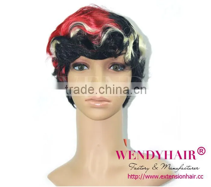 colorful synthetic wig best quality wholesale price