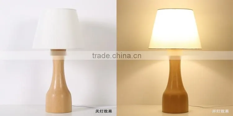 LED Wood table lamp LED Wood table Light JK-879-14 wooden base for table lamps holder