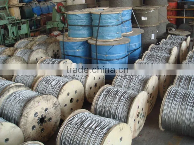 7x19 Steel wire ropes for winch