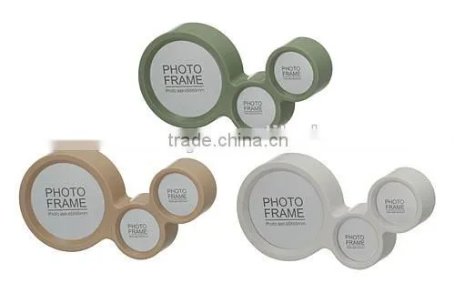 Plastic ABS round connecting photo frame, ABS jigsaw 137*72*24CM puzzle plastic big baby photo frame
