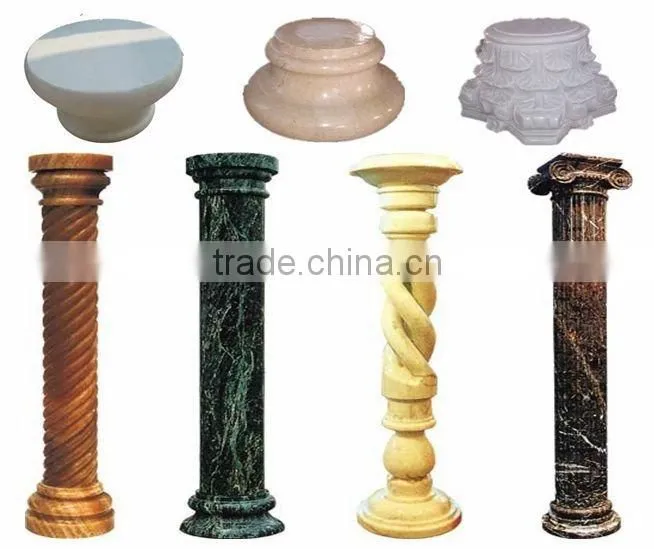 Carved Marble Pillar