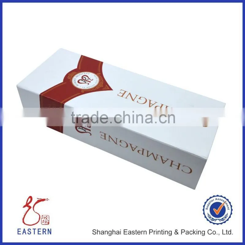 Custom Red Wine Packaging / Paper Wine Gift Box / Cardboard Wine Box