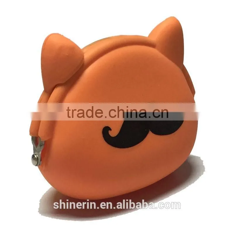 Unisex gender ladies coin purse silicone purse male using gifts