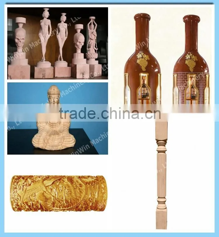 CNC Manufacturing (1300*2500mm) WW1325-R 4D CNC Wood Carving Machine