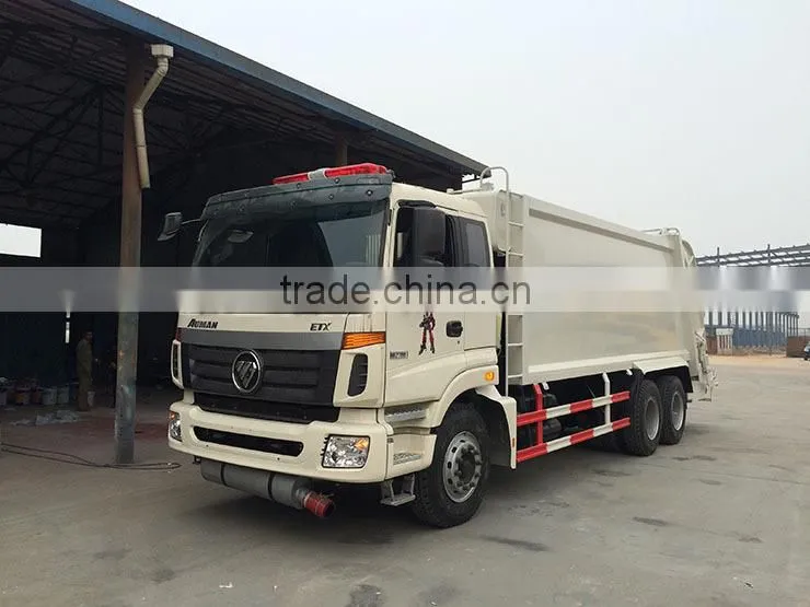 Foton compactor garbage truck 16 m3, compactor garbage truck,16000 liter garbage collection truck