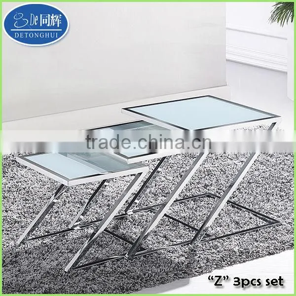 Home furniture square glass side table(062#)
