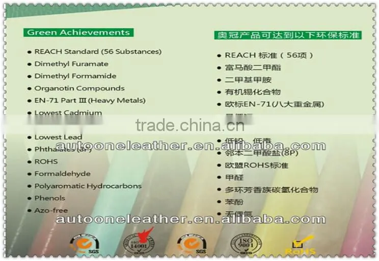 Sheep skin synthetic pu leahter good for shoe lining hot sale in Alibaba A1567