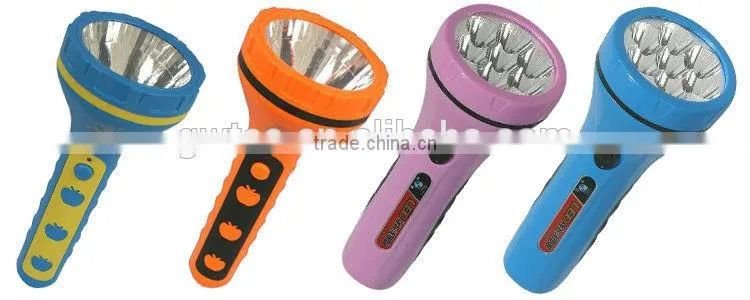 7 LEDs electric charge torch lights GT-8137