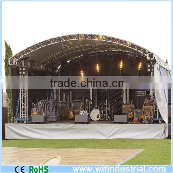 8x6m Arched Roof Outdoor Stage Structure