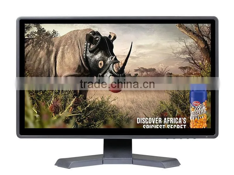 19 inch narrow border video player, meeting room lcd advertising display