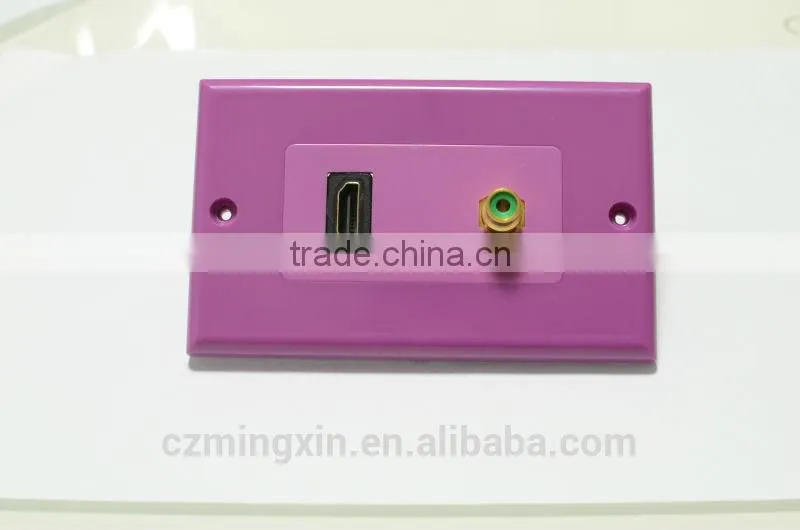 Electrical socket waterproof panel wall hdmi wall plate