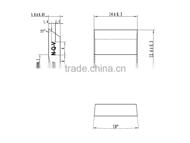 woodturning carbide cuters with various types