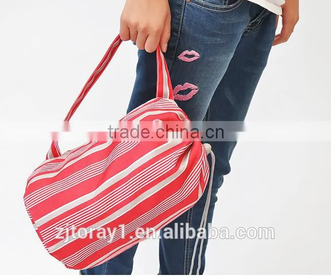 Polyester Drawstring Duffle Laundry Shoulder Backpack Shoe Bag