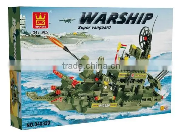 Factory outlet Military Warship Block Set boats for sale
