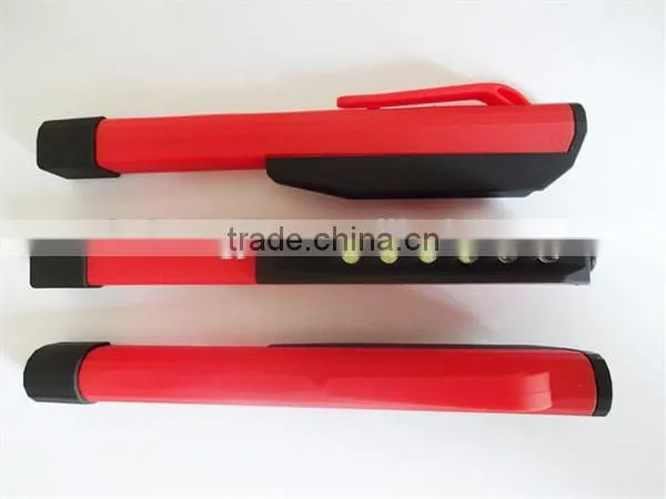 GS-4013 work light ABS 6 led magnetic pen torch