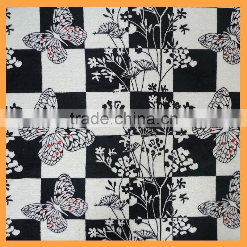 Polyester super-soft printed coral fleece blanket/throw,JOYTEX HOMESTYLE