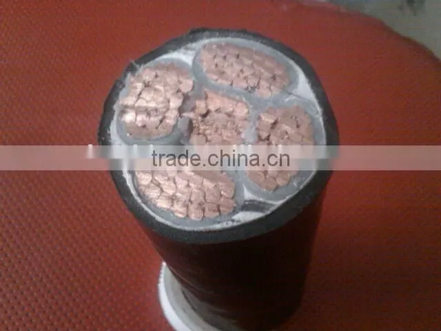 0.6/1kv Copper/Aluminum conductor XLPE insulation Steel wire armoured PVC Sheath Power cable