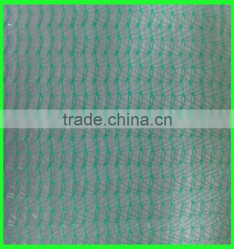 Dark green safety netting for construction machine