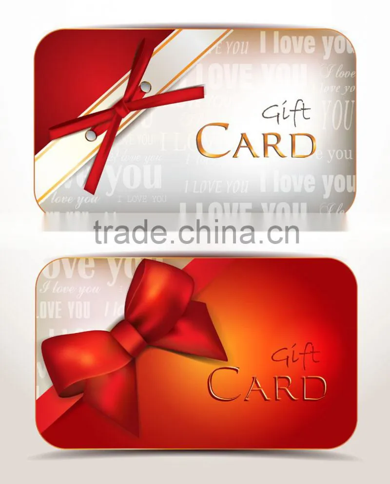 CHINA PIRNTED PLASTIC GIFT CARD