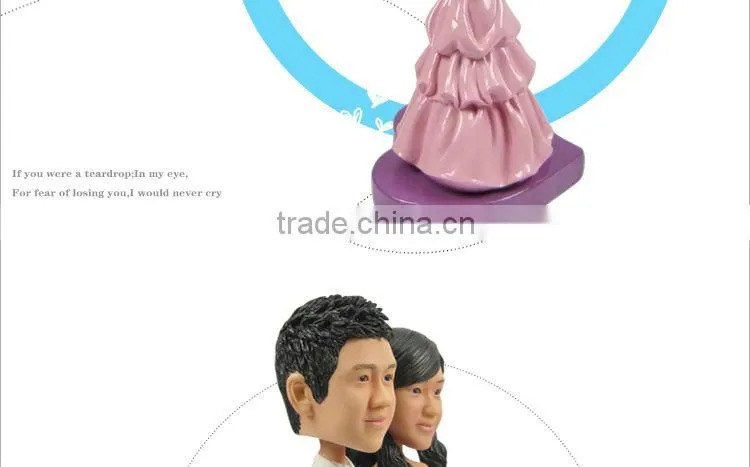 7" couple cake topper figurines